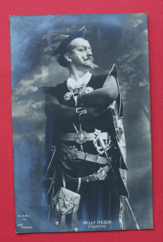 AK Schauspieler / 1880-1900 / Willy Hesch / Mephisto / Theaterschauspieler / Opernsänger